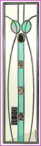 Mackintosh Mirror - Hunteruan Motif Blue